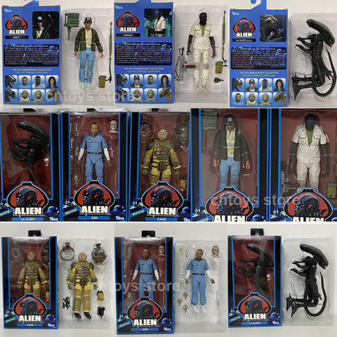 NECA Alien ASH KANE Figure Alien Bloody Brett Parker Action Figures 40th Anniversary 3pcs/set ► Photo 1/6