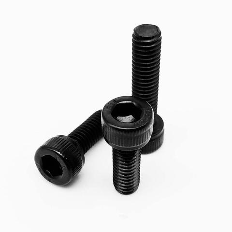 1/20pcs DIN912 M5 M6 M8 Black 304 Stainless Steel Hexagon Hex Socket Head Cap Allen Screw Bolt Thread Length 6-100mm ► Photo 1/6