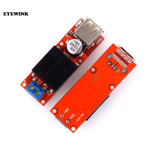 1Pcs 5V USB Output Converter DC 7V-24V To 5V 3A Step Down Buck KIS3R33S Module KIS-3R33S DropShipping30488 ► Photo 1/4