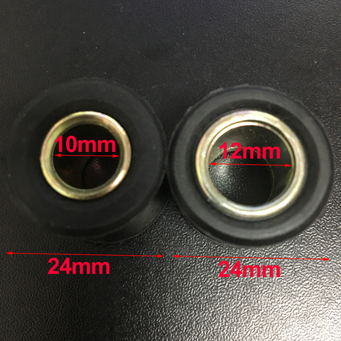 2Pcs 10mm/12mm Rear Shock Absorber Rubber Sleeve Cushion Rubber Ring Motorcycle Electric Scooter Rear Shock Absorber Bushing ► Photo 1/6