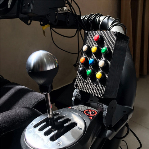 Replacement Carbon Fiber Central Control Panel for Thrustmaster TH8A Center Control RC Racing Games Accessories ► Photo 1/5