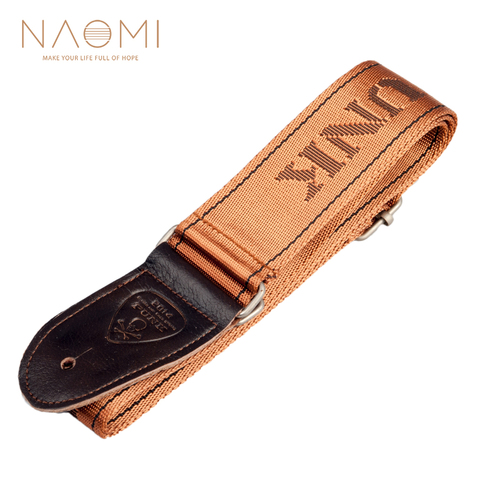 NAOMI Guitar Strap Adjustable Guitar Strap Belt For Guitar & Electric Guitar &  Bass Guitar Parts Accessories Coffee Color New ► Photo 1/1