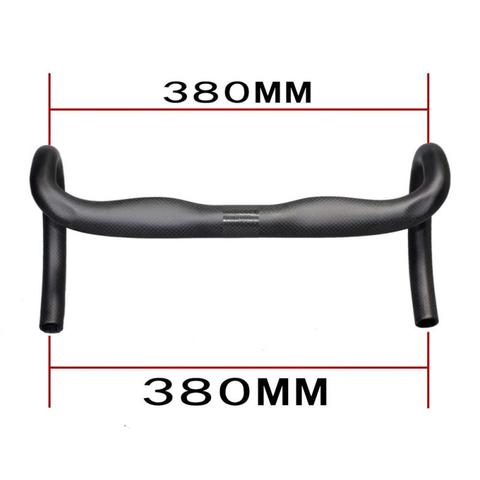 EC90 Carbon Road Bicycle Handlebar 380mm 31.8 Full Carbon Fiber Bike Handle Bar Racing Drop Bar Cycling Parts ► Photo 1/6