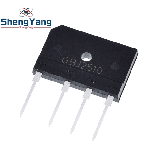 5pcs 25A 1000V diode bridge rectifier gbj2510 ZIP In Stock ► Photo 1/5