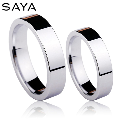 Men Women Wedding Ring, 3.5mm and 5mm width Band Tungsten Ring, Jewelry Gift, Customized, Free Shipping ► Photo 1/5