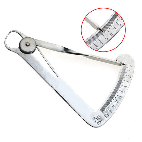 Dental Gauge Caliper Dental Caliper for Metal Wax Dental Lab Stainless Steel Dentist Metal Wax Thickness Measurement Ruler Tool ► Photo 1/5