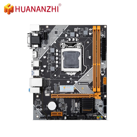 HUANANZHI B75 Motherboard suppor Intel LGA i3 i5 i7 E3 1155 DDR3 1333/1600MHz 16GB SATA3.0 USB3.0 M.2 VGA HDMI-Compatible M-ATX ► Photo 1/6