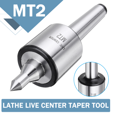 MT2 0.001 Accuracy 5000rpm Max Steel Lathe Live Center Taper Tool Triple Bearing CNC Live Revolving Milling Center Taper Machine ► Photo 1/6