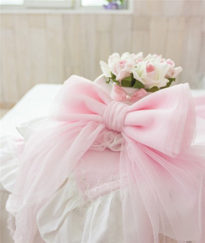 2pcs pink bows Bowknot curtain tieback beautiful wedding decoration Custom curtains strap sweet bow pin bedding home textile ► Photo 1/3