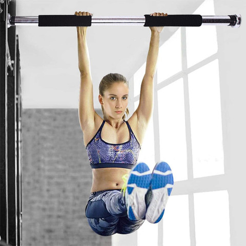 38# New Multipurpose Horizontal Bar Indoor Pull Up Bar Doorway Bar Workout Bar Pull-up Bar Indoor Home Exercise Fitness ► Photo 1/6