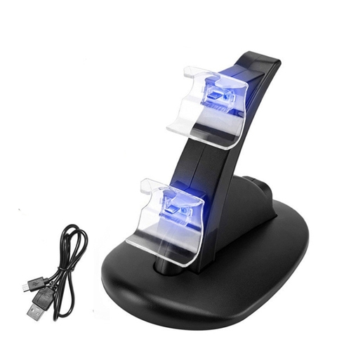 LED Dual USB Charging Charger Dock Stand Cradle Docking Station For -XBOX ONE S X SLIM Game Gaming Console Controller ► Photo 1/6