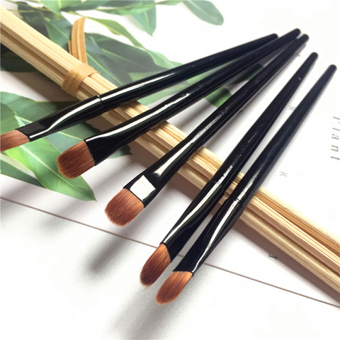 1/2/5PCS Lip Eyebrow Brush Beauty Round Makeup Brush Smudge Eye Shadow Concealer Brush Eyebrow Comb Makeup Accessories ► Photo 1/6