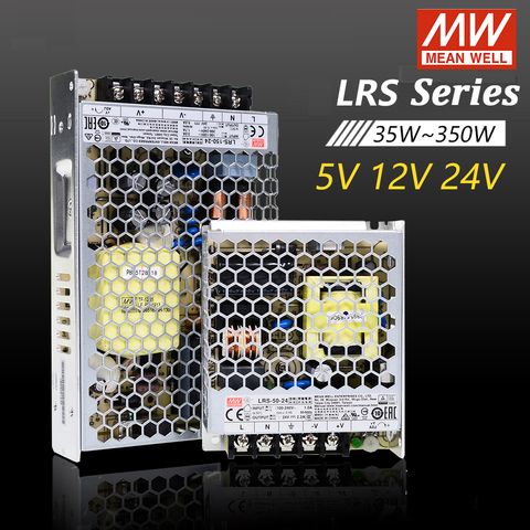 Original MEAN WELL LRS-350 Single Output 350W 5V 12V 24V 36V 48V meanwell Power Supply smps For CNC Machine LRS-350-24 ► Photo 1/6