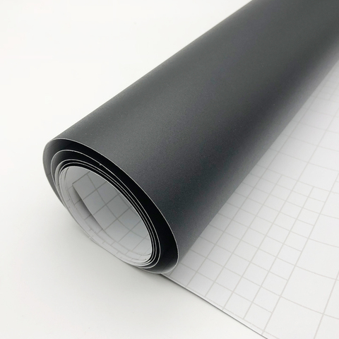 Flexible Black Matte Vinyl car Wraps auto Satin Matt Black Foil Car Wrap Film Vehicle Sticker 152cm*10/20/30/40/50cm ► Photo 1/6