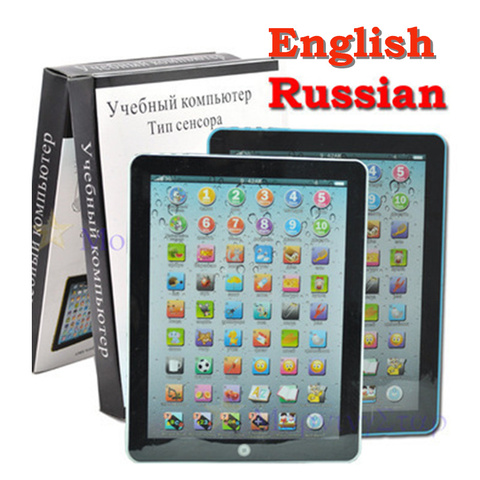 English Russian Learning Machine Alphabet Baby Tablet Educational Toys For Children Electronic Touch Tablet Computer Kids Toy ► Photo 1/6