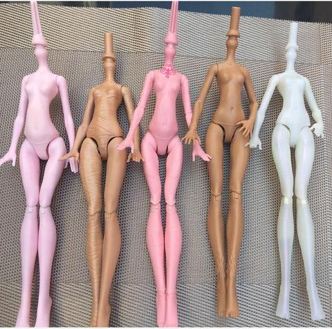 Multi-Joints Movable Doll Body Toy 23cm Monstering High Doll Body Wolf Sister Pink Body Original Blue Green Brown Bald Heads ► Photo 1/6