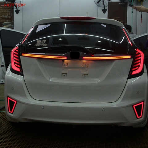 For Honda Fit GK5 2014-2022 Modified Through-Type Rear Lamp Led Streamer Steering Strobe High Brake ► Photo 1/6