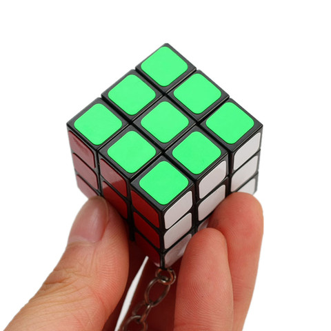 Magic Cubes Keychain 3x3x3 3CM Magic Cubes Pendant Twist Puzzle Toys for Children Gift Magic Cube ► Photo 1/6