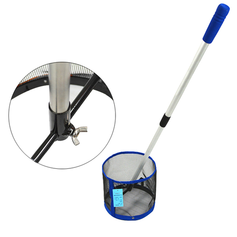 Telescopic Table Tennis Ball Picker 44~90cm adjustable 2 Section Aluminum Pole Table Tennis Picking Net Collection ► Photo 1/6