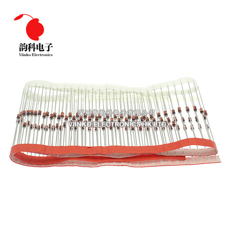 50pcs 1W Zener Diode DO-41 51V 56V 62V 68V 75V 1N4757A 1N4758A 1N4759A 1N4760A 1N4761A ► Photo 1/1