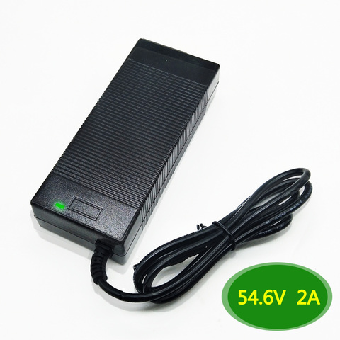 54.6V 2A Charger Electric Bike for 48 Volt Li-Ion Battery Charger Power  Supply