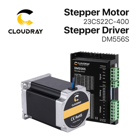 Cloudray Nema 23 Stepper Motor Driver Kit Open Loop 2.2N.m 4A 1.4A-5.6A 18-50VDC for 3D printer CNC Engraving Milling Machine ► Photo 1/6