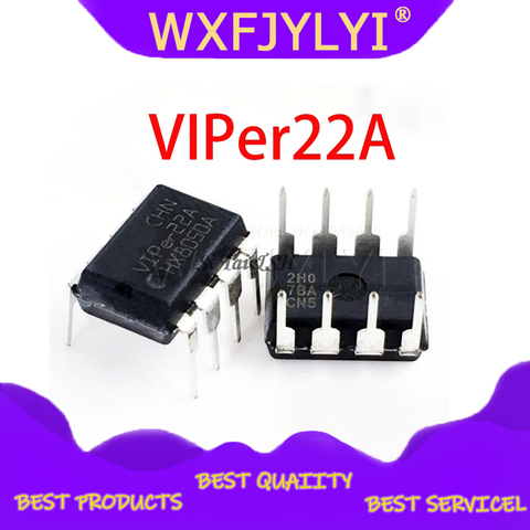 10pcs/lot VIPer22A DIP8 VIPer22 DIP new and original IC ► Photo 1/1