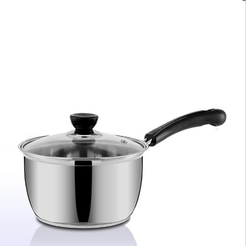 Stainless Steel Milk Pot Multi-layer Complementary Food Pot Mini Milk Pot Induction Cooker Universal Soup Milk Pan Non-stick Pan ► Photo 1/4