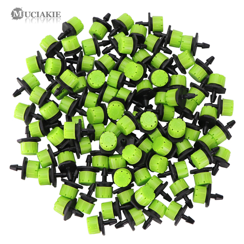 MUCIAKIE 30-1000PCS Apple-green Adjustable 8-Hole Drippers Garden Micro Emitter Mini Irrigation Nozzles Greenhouse Yard Watering ► Photo 1/6