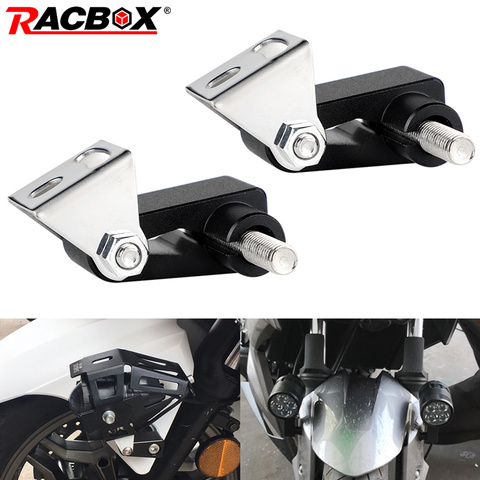 M8 M6 Motorcycle Mount Bike Sport Tail Light Spotlight Bracket LED Headlight Fog Light Mounting Bracket Post Support Base ► Photo 1/6