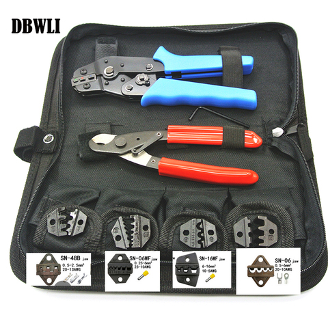 Crimping Pliers Set SN-48B SN-02C SN-28B SN-01BM Jaw Kit for 2.8 4.8 6.3 XH2.54 JST SM Ferrule Crimper Terminals Tool ► Photo 1/6