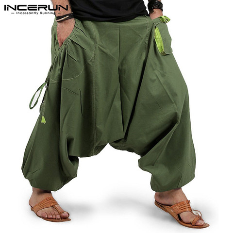 Classic Baggy Denim Harem Jeans - Low Crotch Hip Hop Streetwear Trousers,  Plus Size Joggers up to 5XL