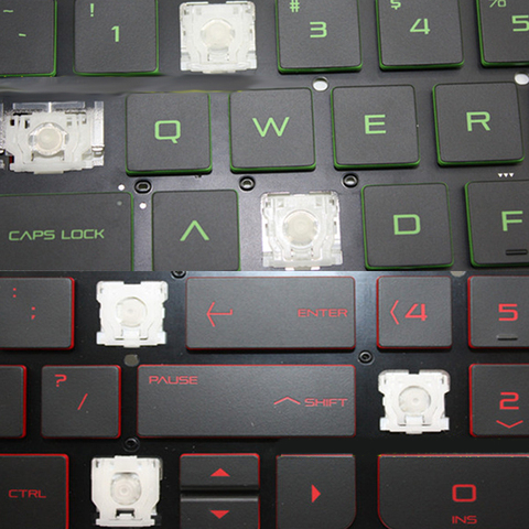 Replacement Keycap Key cap &Scissor Clip&Hinge For HP OMEN 15-dc1057TX PRO 1/2/3/4 Keyboard ► Photo 1/1