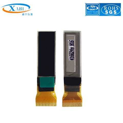 XABL 0.69 Inch OLED Module Resolution 96*16P OLED Display Module 14Pin SSD1306 Factory Outlet Custom Size ► Photo 1/3