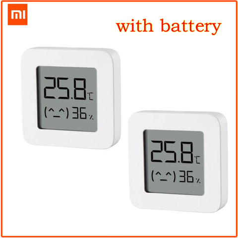 Xiaomi Mijia Smart Thermometer 2 Bluetooth Temperature Humidity Sensor LCD Digital Hygrometer Moisture Meter work with Mijia APP ► Photo 1/6