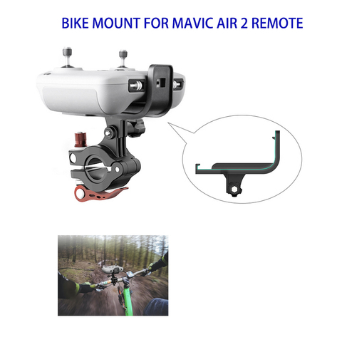 Remote Controller Bracket Bicycle Clamp Remote Control Bike Holder Mount For DJI Mavic Air 2/ DJI Mavic Mini 2 Drone Accessories ► Photo 1/6