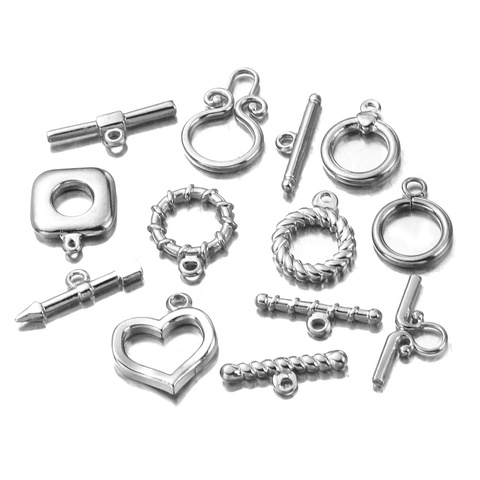 2/set High Quality Stainless Steel Cast Metal OT Clasps Connectors for DIY Bracelet Necklace Jewelry Findings Making Accessories ► Photo 1/6