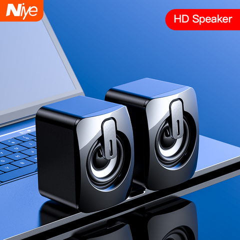 Mini Computer Speaker USB Wired Speakers 3D Stereo Sound Surround Loudspeaker For PC Laptop Notebook Not bluetooth Loudspeakers ► Photo 1/6