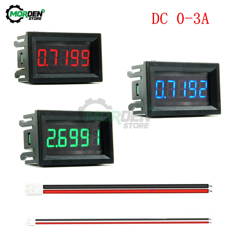 0.56Inch 4 Wire Current Tester 5-Digit High Precision DC Digital Display Ammeter Digital Current Meter 0-3.0000A 3A ► Photo 1/6