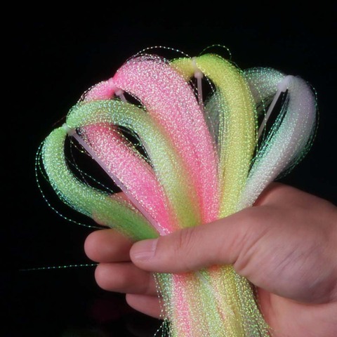 200pcs/bag Crystal Flash Fly Tying Material Holographic Colorful Silk Bait Line durable practical convenient fishing Accessorie ► Photo 1/6