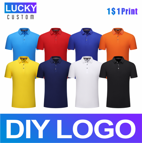 Men's Chiffon Polo Shirt Custom Printed Embroidery Business Casual Breathable Short Sleeve Slim Paragraph 4Xl 9906 ► Photo 1/6