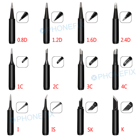 1pcs Lead-free Soldering Iron Tip 900M-T-K/3C/I/IS/2.4D Solder Head For 936 Soldering Station 900M Serise Sting Welding Tools ► Photo 1/1