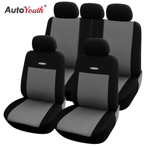 AUTOYOUTH High Quality Car Seat Covers Universal Fit  Polyester 3MM Composite Sponge Car Styling lada Seat Cover Accessories ► Photo 1/5