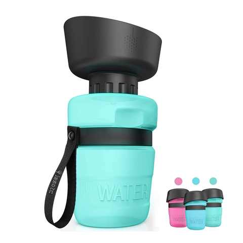 Portable Dog Water Bottle Foldable Pet Feeder Bowl Water Bottle Pets Outdoor Travel Drinking Dog Bowls Drink Bowl Dogs BPA Free ► Photo 1/6