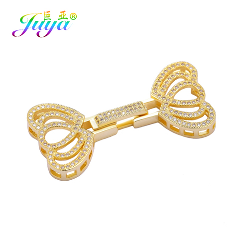 Juya DIY Luxury Beadwork Jewelry Material Fasteners Closure Lock Pearl Clasps For Natural Stones Pearls Bracelet Necklace Making ► Photo 1/6