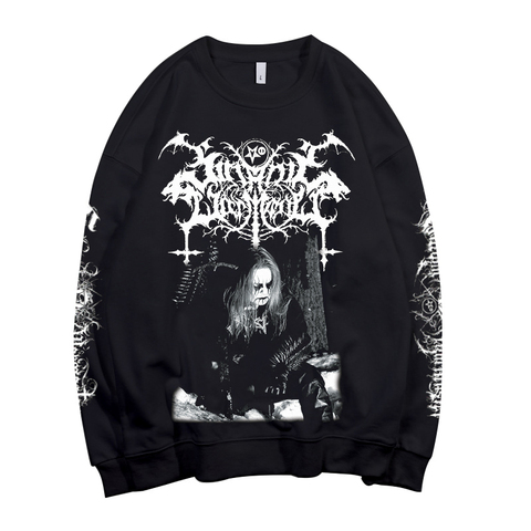 3 designs Satanic Warmaster band Pollover Sweatshirt rock hoodie heavy power metal sudadera rocker streetwear fleece Outerwear ► Photo 1/4