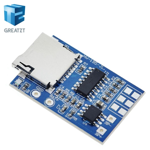 GREATZT  GPD2846A TF Card MP3 Decoder Board 2W Amplifier Module for Arduino GM Power Supply Module ► Photo 1/6