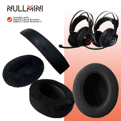 NullMini Replacement Earpads for HyperX Cloud Revolver Revolver S Headphones Headband Earmuff Sleeve Headset ► Photo 1/6