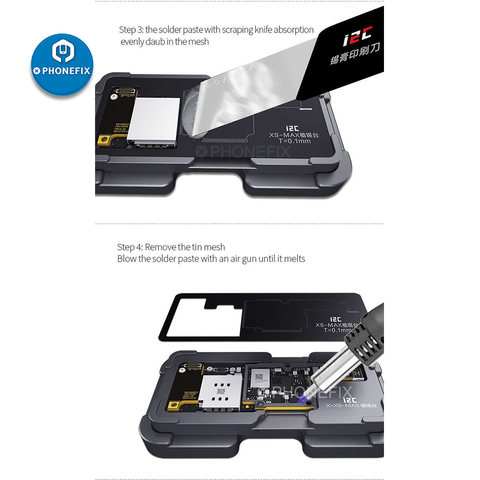 Qianli 6 In 1 Middle Frame BGA Reballing Planting Platform For iPhone X-11Pro Max Motherboard Positioning Tin Planting Holder ► Photo 1/6