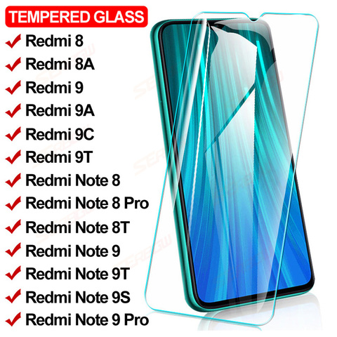 11D Full Protective Glass For Xiaomi Redmi 9T 9 9A 9C 8 8A Screen Protector Glass Redmi Note 8 9 Pro 8T 9T 9S Tempered Film Case ► Photo 1/6